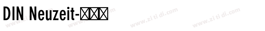 DIN Neuzeit字体转换
